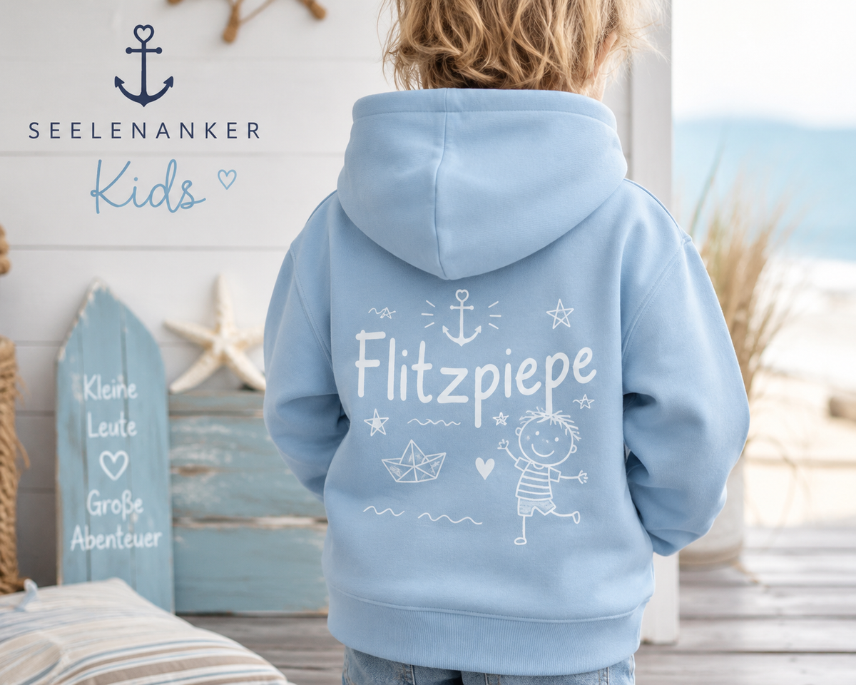 Kinderhoodie - gestalte dir deinen Wunsch-Hoodie – Produktansicht 3