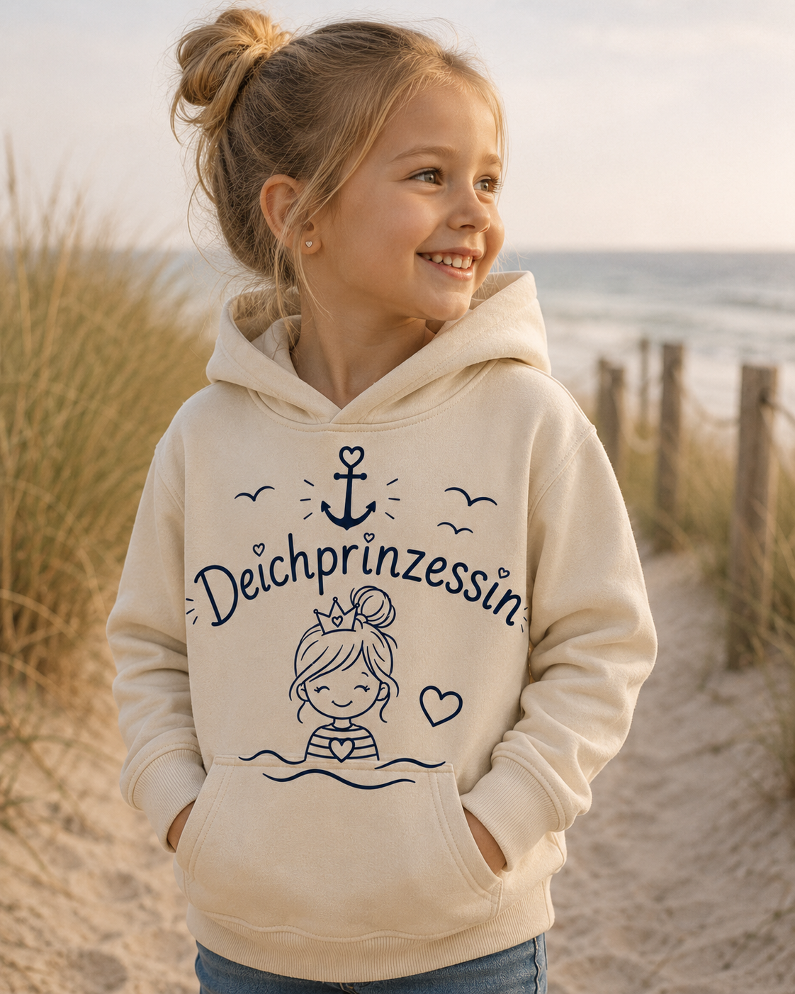 Kinderhoodie - gestalte dir deinen Wunsch-Hoodie – Produktansicht 4
