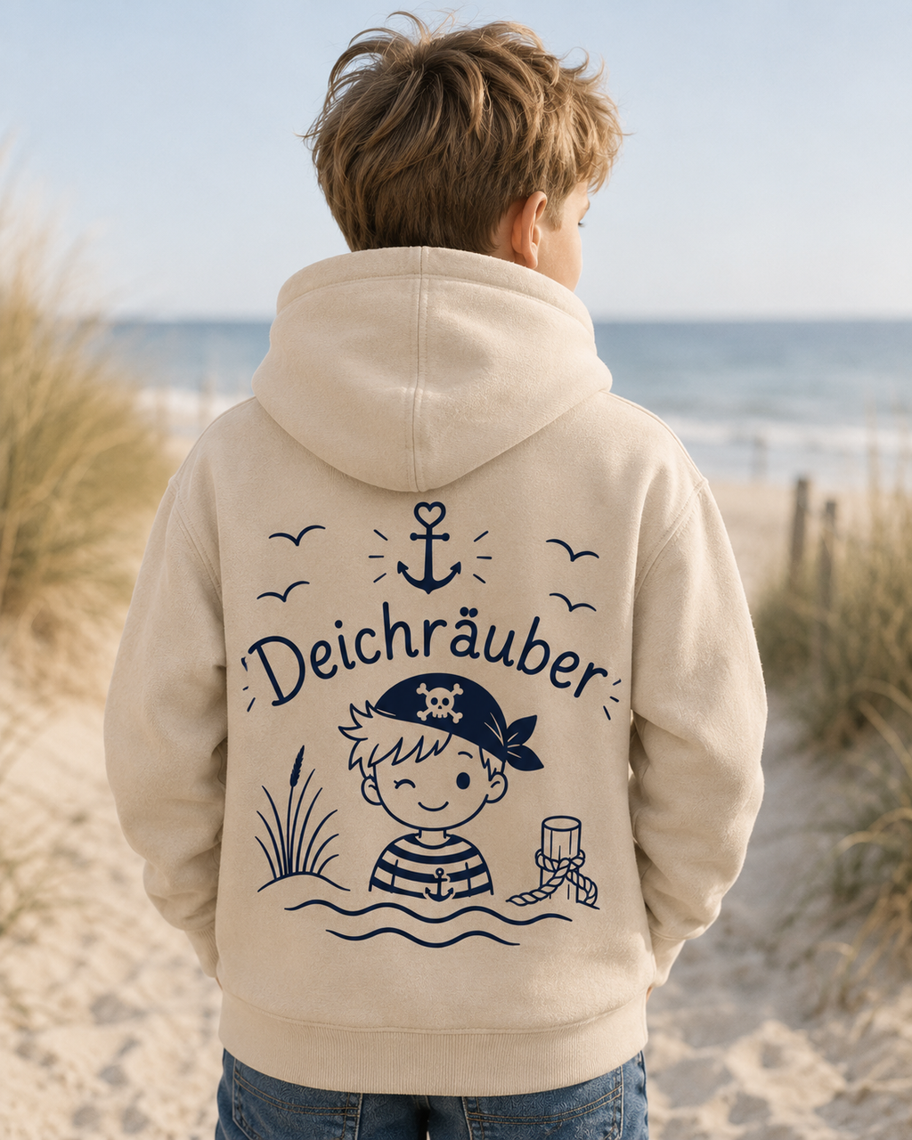 Kinderhoodie - gestalte dir deinen Wunsch-Hoodie – Produktansicht 6