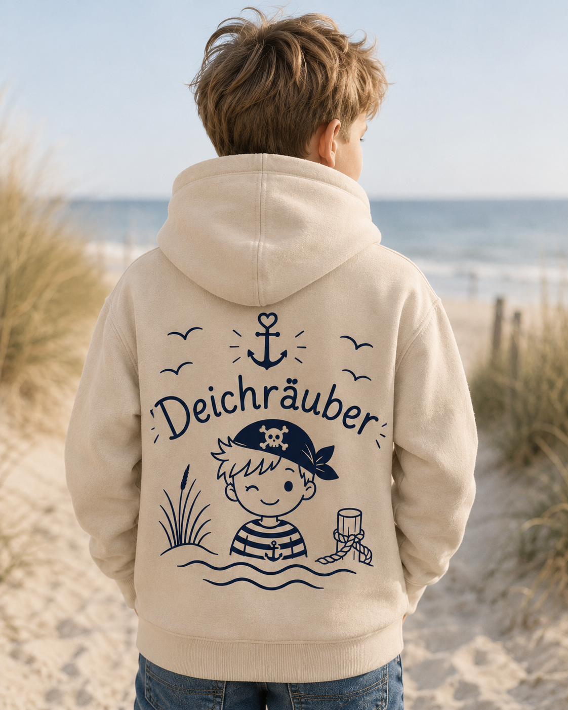 Kinderhoodie - gestalte dir deinen Wunsch-Hoodie – Produktansicht 6