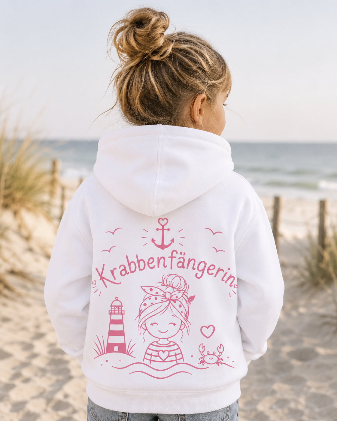 Kinderhoodie - gestalte dir deinen Wunsch-Hoodie – Produktansicht 2