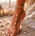 Fußkettchen-Set im Boho-Look – Produktansicht
