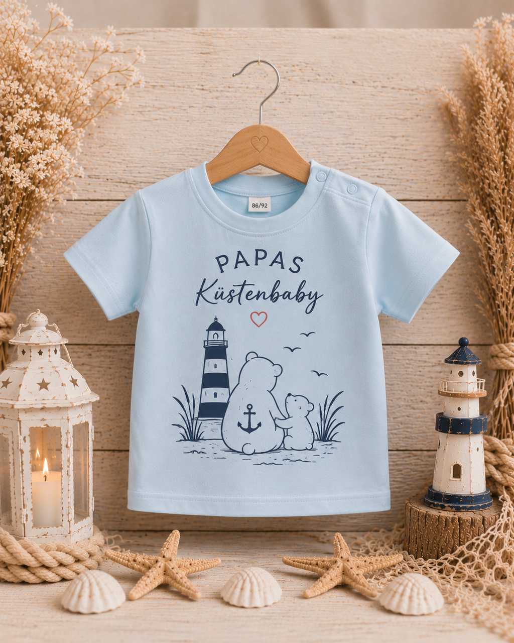 Seelenanker Baby-T-Shirt – individuell gestaltbar – Produktansicht 5