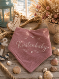 Musselin-Babyhalstuch „Küstenbaby“ – Produktansicht