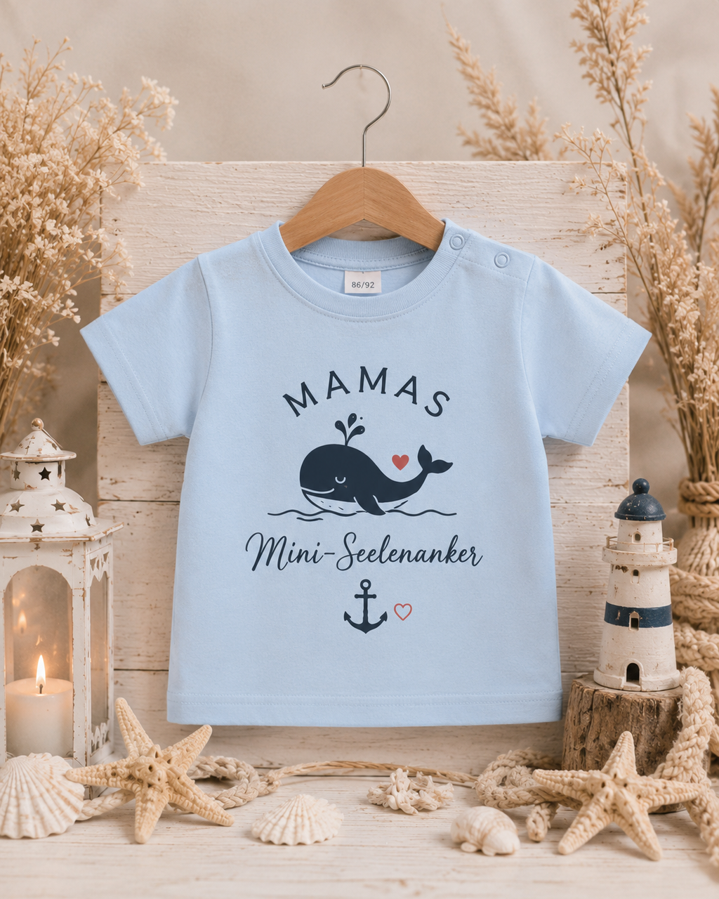 Seelenanker Baby-T-Shirt – individuell gestaltbar – Produktansicht 12
