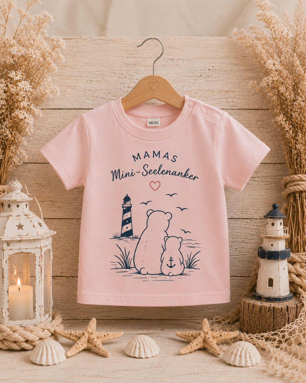 Seelenanker Baby-T-Shirt – individuell gestaltbar – Produktansicht 14